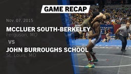 Recap: McCluer South-Berkeley  vs. John Burroughs School 2015