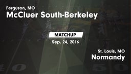 Matchup: McCluer South-Berkel vs. Normandy  2016