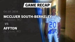 Recap: McCluer South-Berkeley  vs. Affton  2016
