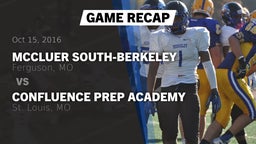 Recap: McCluer South-Berkeley  vs. Confluence Prep Academy  2016