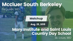 Matchup: Mccluer South vs. Mary Institute and Saint Louis Country Day School 2018