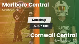 Matchup: Marlboro Central vs. Cornwall Central  2018