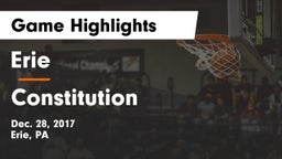 Erie  vs Constitution  Game Highlights - Dec. 28, 2017