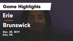 Erie  vs Brunswick  Game Highlights - Dec. 28, 2019
