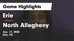 Erie  vs North Allegheny  Game Highlights - Jan. 17, 2020