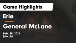 Erie  vs General McLane  Game Highlights - Feb. 18, 2021
