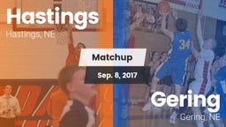 Matchup: Hastings  vs. Gering  2017