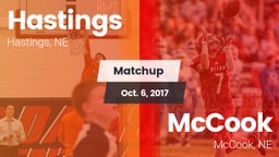 Matchup: Hastings  vs. McCook  2017