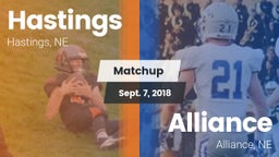 Matchup: Hastings  vs. Alliance  2018