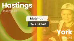 Matchup: Hastings  vs. York  2018