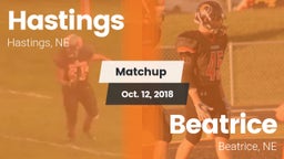 Matchup: Hastings  vs. Beatrice  2018