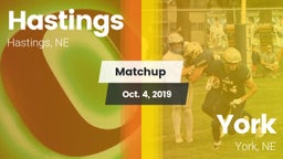 Matchup: Hastings  vs. York  2019