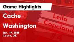 Cache  vs Washington  Game Highlights - Jan. 19, 2023