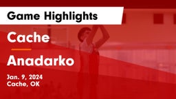 Cache  vs Anadarko  Game Highlights - Jan. 9, 2024