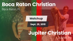 Matchup: Boca Raton Christian vs. Jupiter Christian  2018