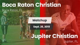 Matchup: Boca Raton Christian vs. Jupiter Christian  2019