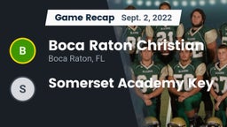 Recap: Boca Raton Christian  vs. Somerset Academy Key 2022