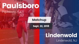 Matchup: Paulsboro vs. Lindenwold  2018