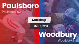 Matchup: Paulsboro vs. Woodbury  2018