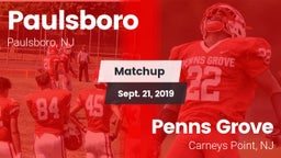 Matchup: Paulsboro vs. Penns Grove  2019