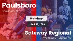 Matchup: Paulsboro vs. Gateway Regional  2020