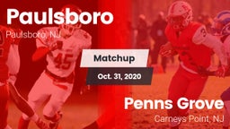 Matchup: Paulsboro vs. Penns Grove  2020