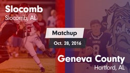 Matchup: Slocomb vs. Geneva County  2016