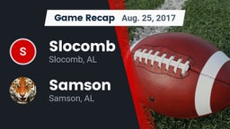 Recap: Slocomb  vs. Samson  2017