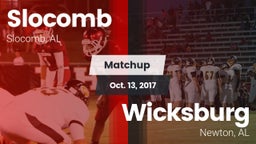 Matchup: Slocomb vs. Wicksburg  2017