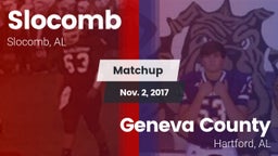 Matchup: Slocomb vs. Geneva County  2017
