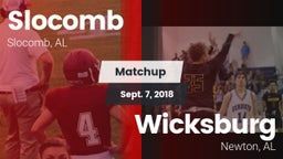 Matchup: Slocomb vs. Wicksburg  2018