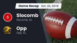 Recap: Slocomb  vs. Opp  2018