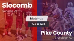 Matchup: Slocomb vs. Pike County  2019