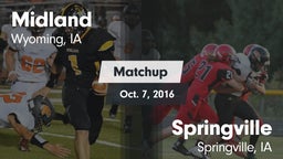 Matchup: Midland vs. Springville  2016