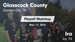Matchup: Glasscock County vs. Ira  2016