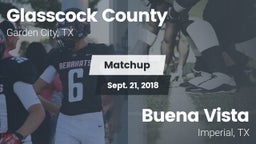 Matchup: Glasscock County vs. Buena Vista  2018