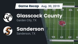 Recap: Glasscock County  vs. Sanderson  2019