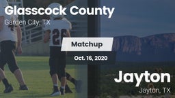 Matchup: Glasscock County vs. Jayton  2020