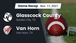 Recap: Glasscock County  vs. Van Horn  2021