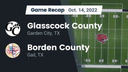 Recap: Glasscock County  vs. Borden County  2022