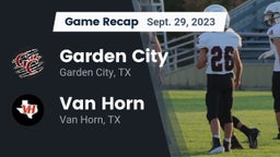 Recap: Garden City  vs. Van Horn  2023