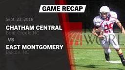 Recap: Chatham Central  vs. East Montgomery  2016