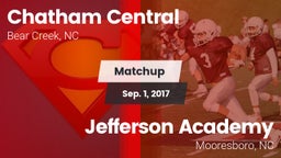Matchup: Chatham Central vs. Jefferson Academy  2017
