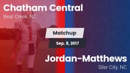 Matchup: Chatham Central vs. Jordan-Matthews  2017