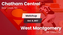 Matchup: Chatham Central vs. West Montgomery  2017