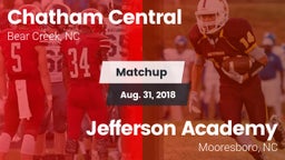 Matchup: Chatham Central vs. Jefferson Academy  2018
