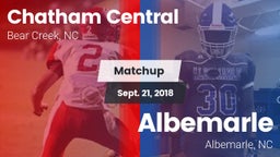 Matchup: Chatham Central vs. Albemarle  2018