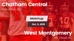 Matchup: Chatham Central vs. West Montgomery  2018