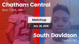 Matchup: Chatham Central vs. South Davidson  2018