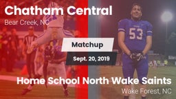 Matchup: Chatham Central vs. Home School North Wake Saints 2019